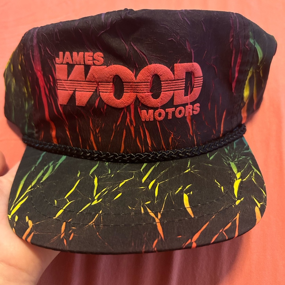 Vintage 80s style James Wood rope bill SnapBack